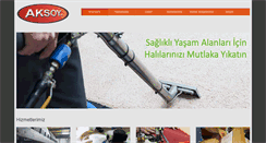 Desktop Screenshot of aksoyhaliyikama.com